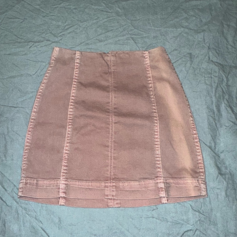 Rosie pink midi skirt tight fitted